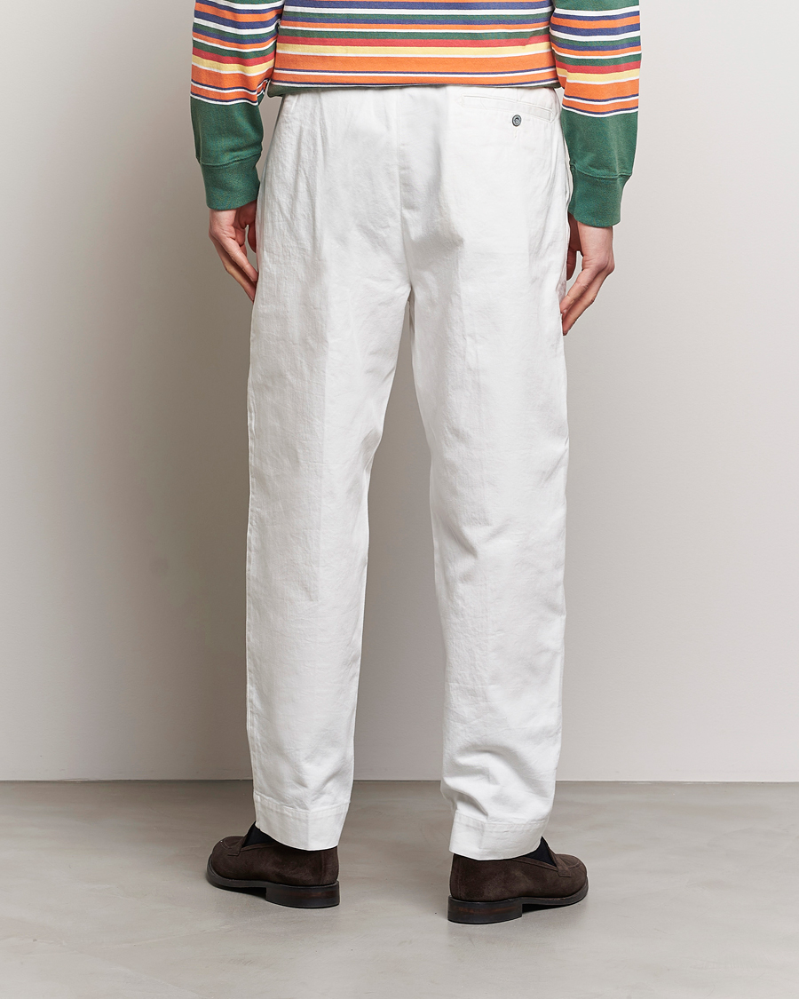 Herre | Bukser | Polo Ralph Lauren | Rustic Twill Officer Trousers Deckwash White