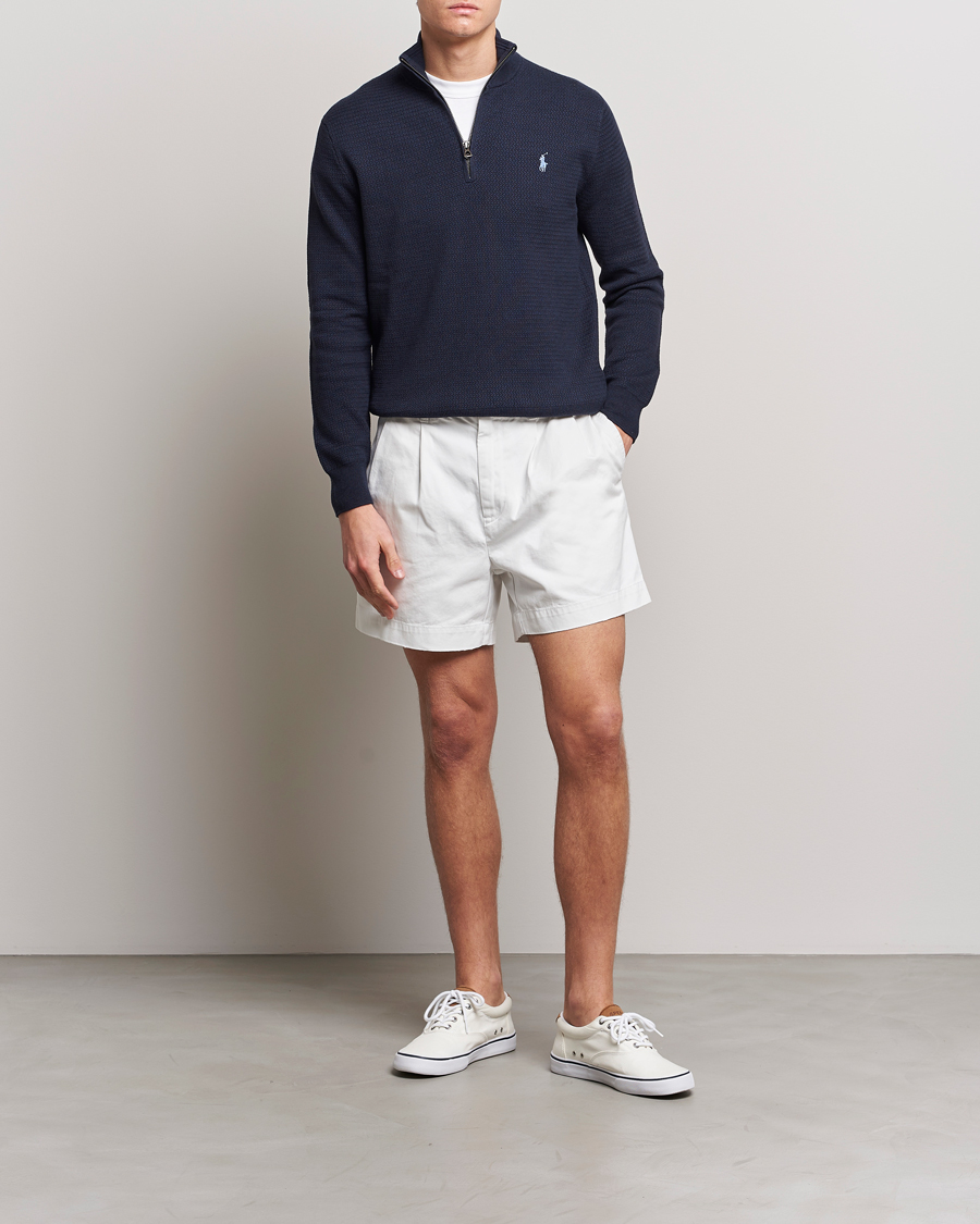 Herre | Shorts | Polo Ralph Lauren | Twill Pleated Regatta Shorts Deckwash White