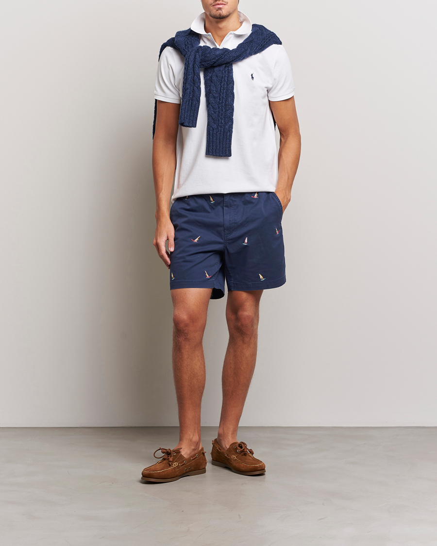 Herre | Shorts | Polo Ralph Lauren | Prepster Printed Twill Drawstring Shorts Navy