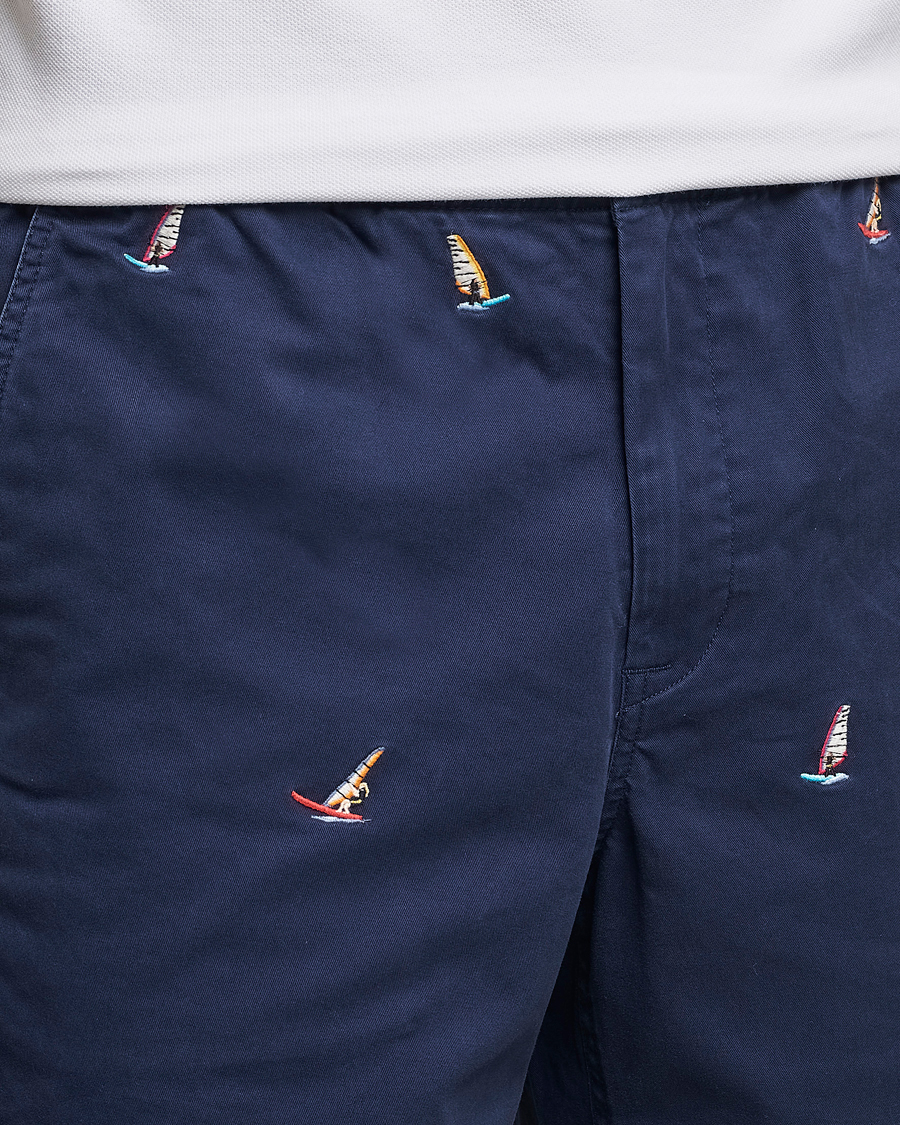 Herre | Shorts | Polo Ralph Lauren | Prepster Printed Twill Drawstring Shorts Navy