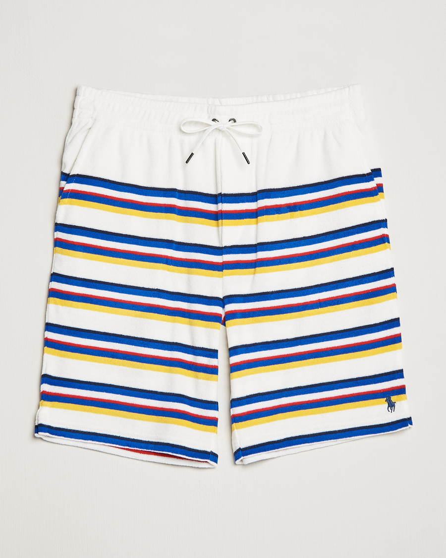 Herre | Joggebukseshorts | Polo Ralph Lauren | Cotton Terry Striped Sweatshorts Multi