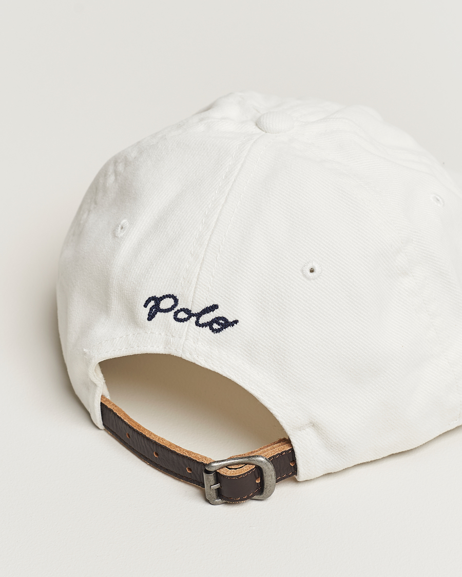 Herre | Polo Ralph Lauren Ralph Cotton Twill Retro Cap Deckwash White | Polo Ralph Lauren | Ralph Cotton Twill Retro Cap Deckwash White