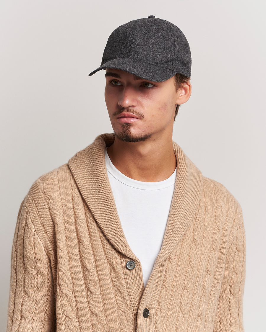 Herre |  | Polo Ralph Lauren | Wool Cap Medium Grey