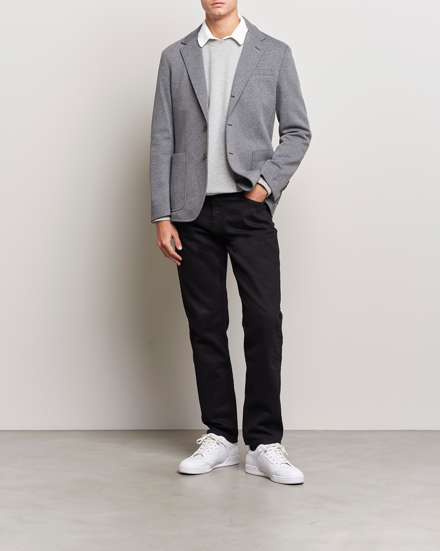 Herre | Dressjakker | Polo Ralph Lauren | Double Knit Jersey Blazer Medium Grey Heather