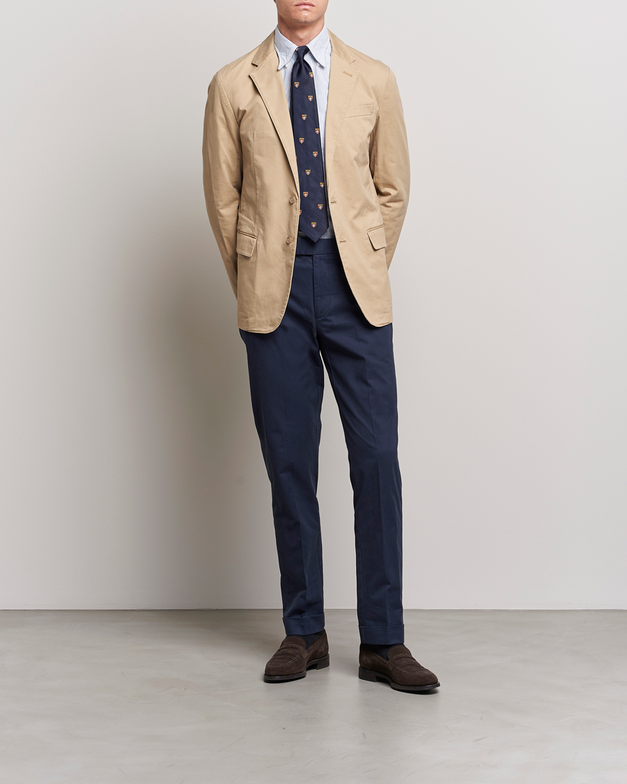 Herre | Dressjakker | Polo Ralph Lauren | Cotton Stretch Sportcoat Monument Tan