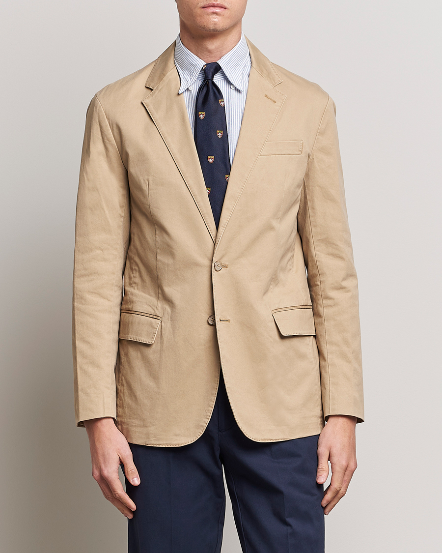 Herre | Dress | Polo Ralph Lauren | Cotton Stretch Sportcoat Monument Tan