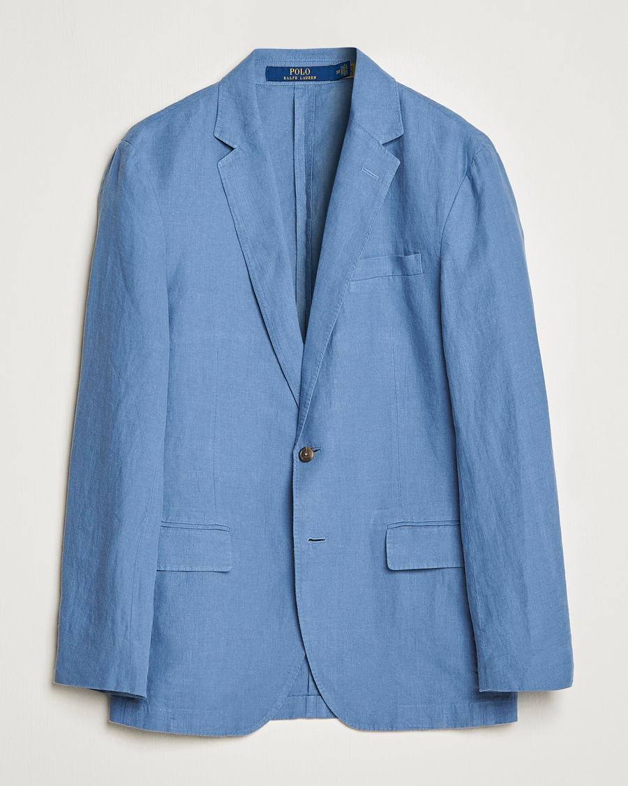 Herre | Dressjakker | Polo Ralph Lauren | Linen Sportcoat Carson Blue