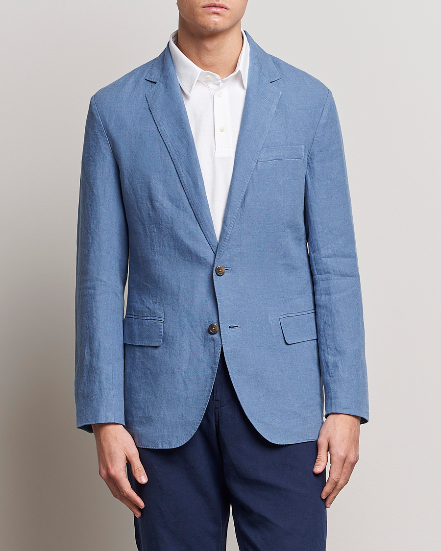 Herre |  | Polo Ralph Lauren | Linen Sportcoat Carson Blue