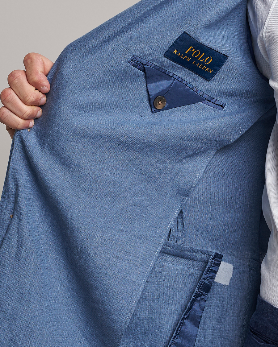 Herre | Dressjakker | Polo Ralph Lauren | Linen Sportcoat Carson Blue