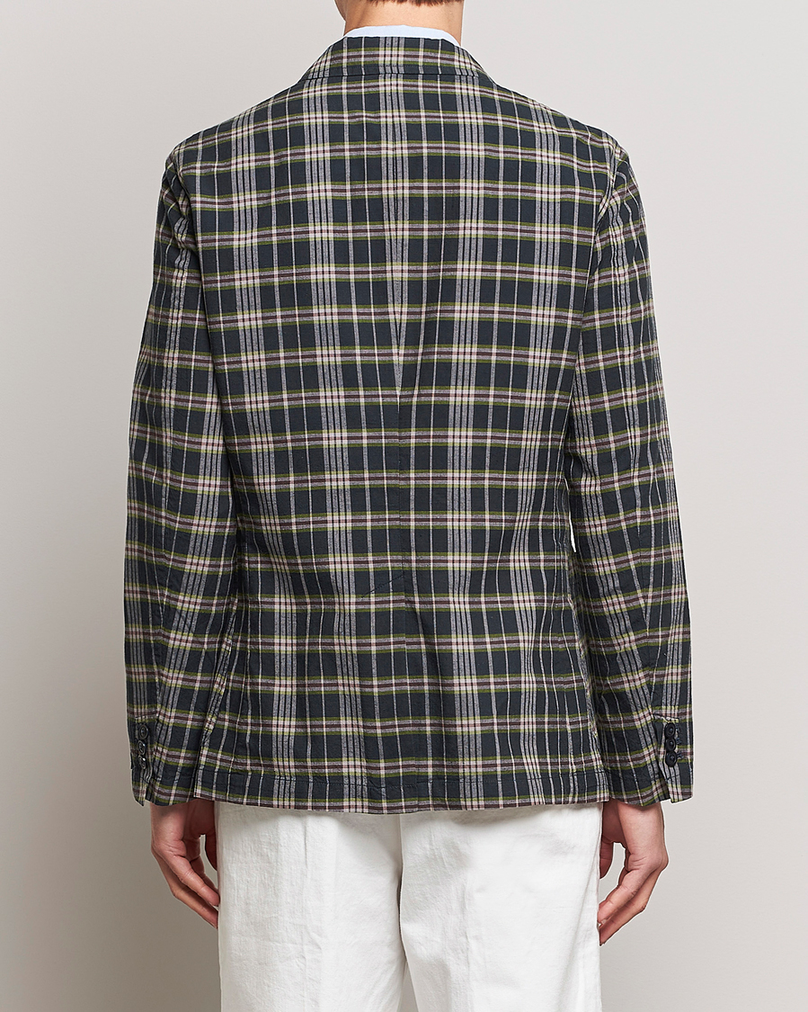 Herre | Dressjakker | Polo Ralph Lauren | Cotton Madras Checked Blazer Navy/Olive/Burgundy