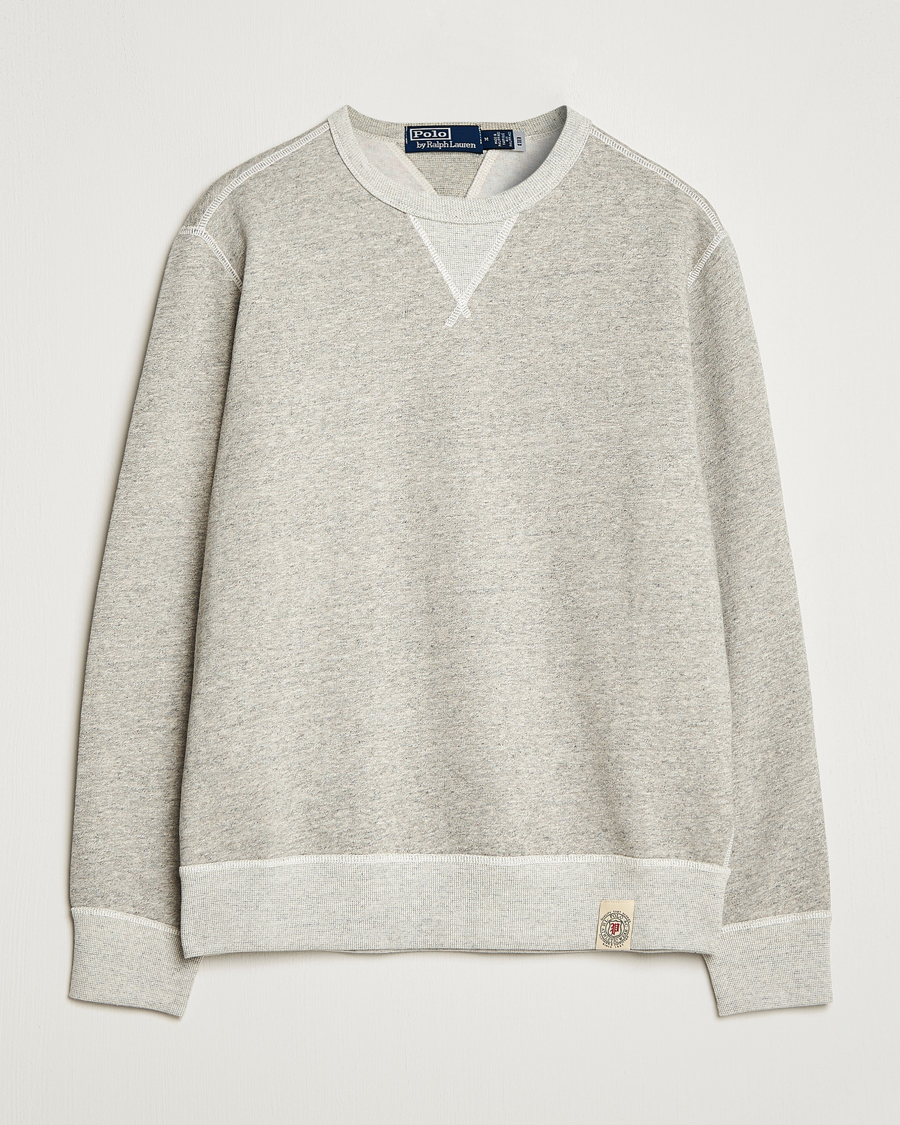 Herre | Gensere | Polo Ralph Lauren | Vintage Fleece Crew Neck Sweatshirt Loft Heather