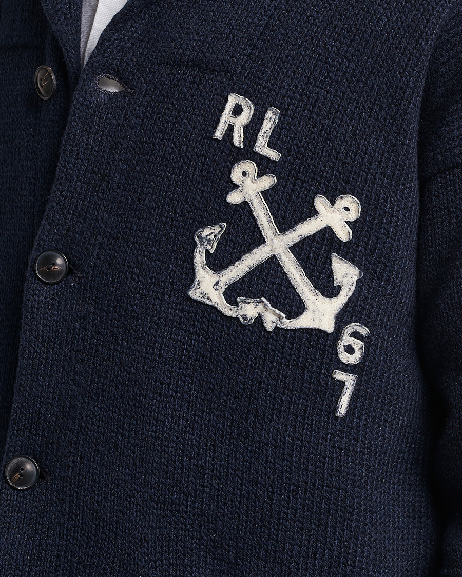 Herre | Gensere | Polo Ralph Lauren | RL Knitted Cardigan Navy