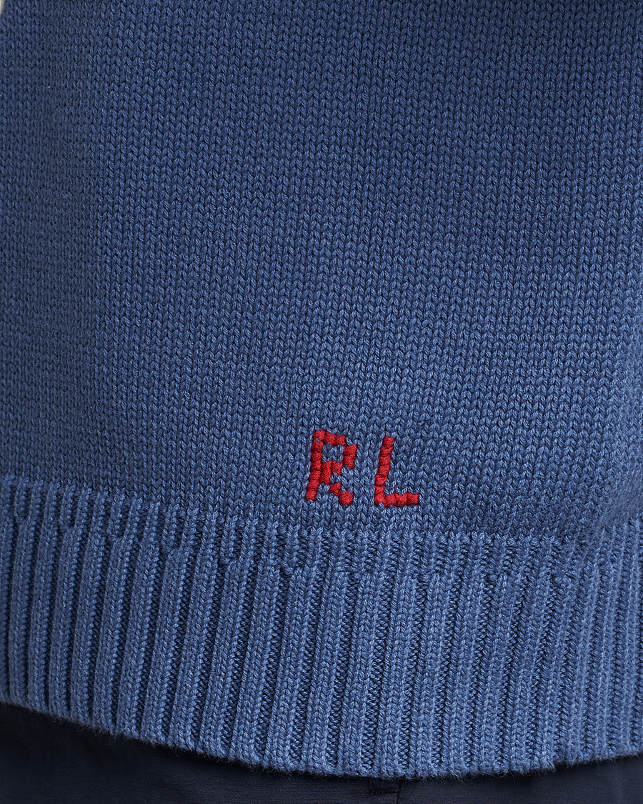 Herre | Gensere | Polo Ralph Lauren | Cotton Knitted Bear Sweater Blue Haven
