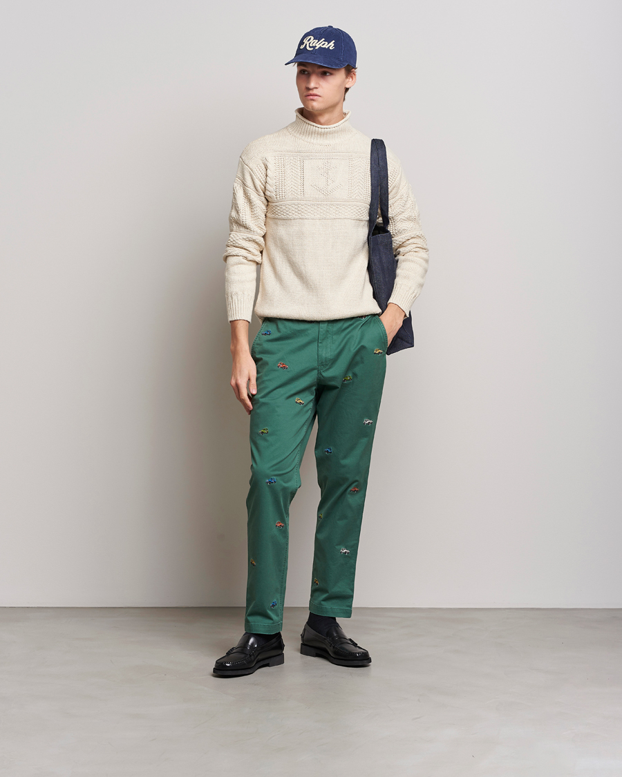 Herre | Bukser | Polo Ralph Lauren | Prepster Twill Printed Jeeps Pants Washed Forest