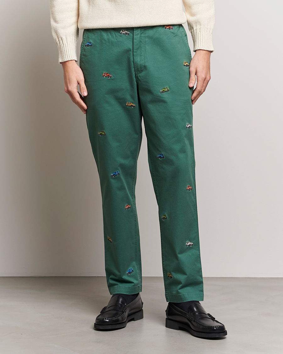 Herre | Bukser | Polo Ralph Lauren | Prepster Twill Printed Jeeps Pants Washed Forest
