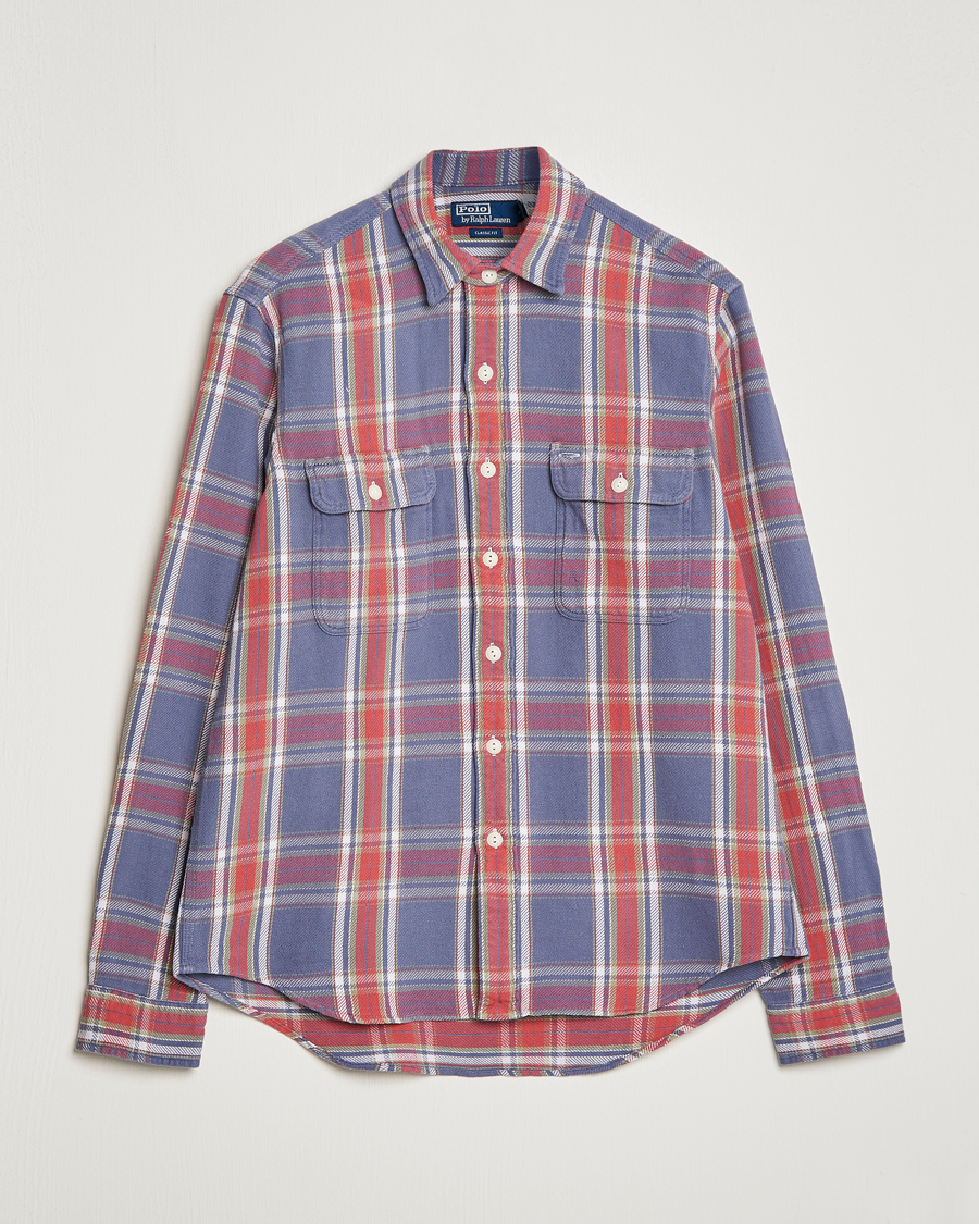 Herre | Skjorter | Polo Ralph Lauren | Classic Fit Checked Shirt Blue/Red