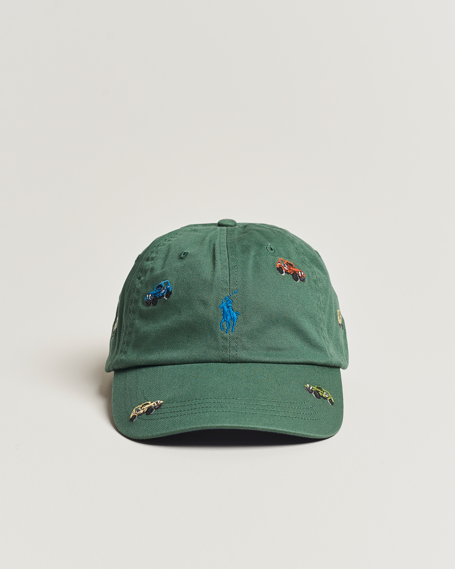 Herre | | Polo Ralph Lauren | Twill Printed Jeeps Sports Cap Washed Forest
