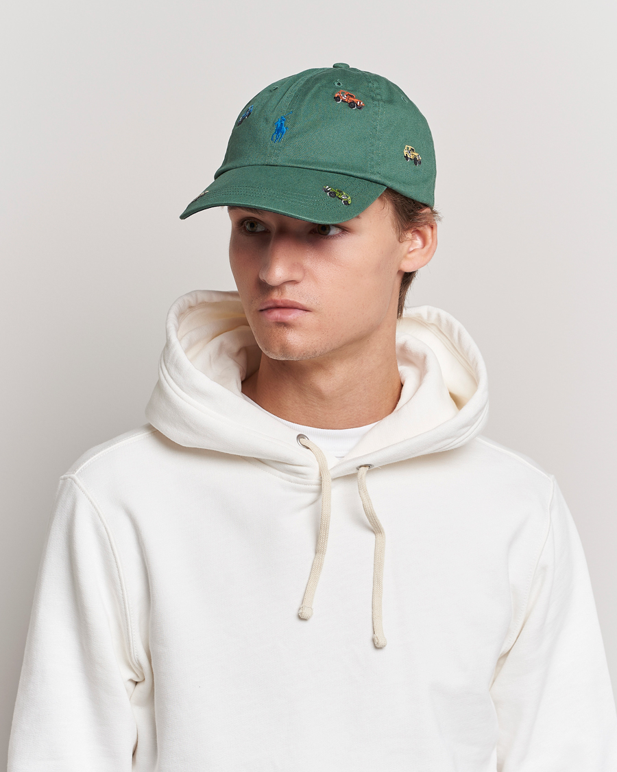 Herre | | Polo Ralph Lauren | Twill Printed Jeeps Sports Cap Washed Forest