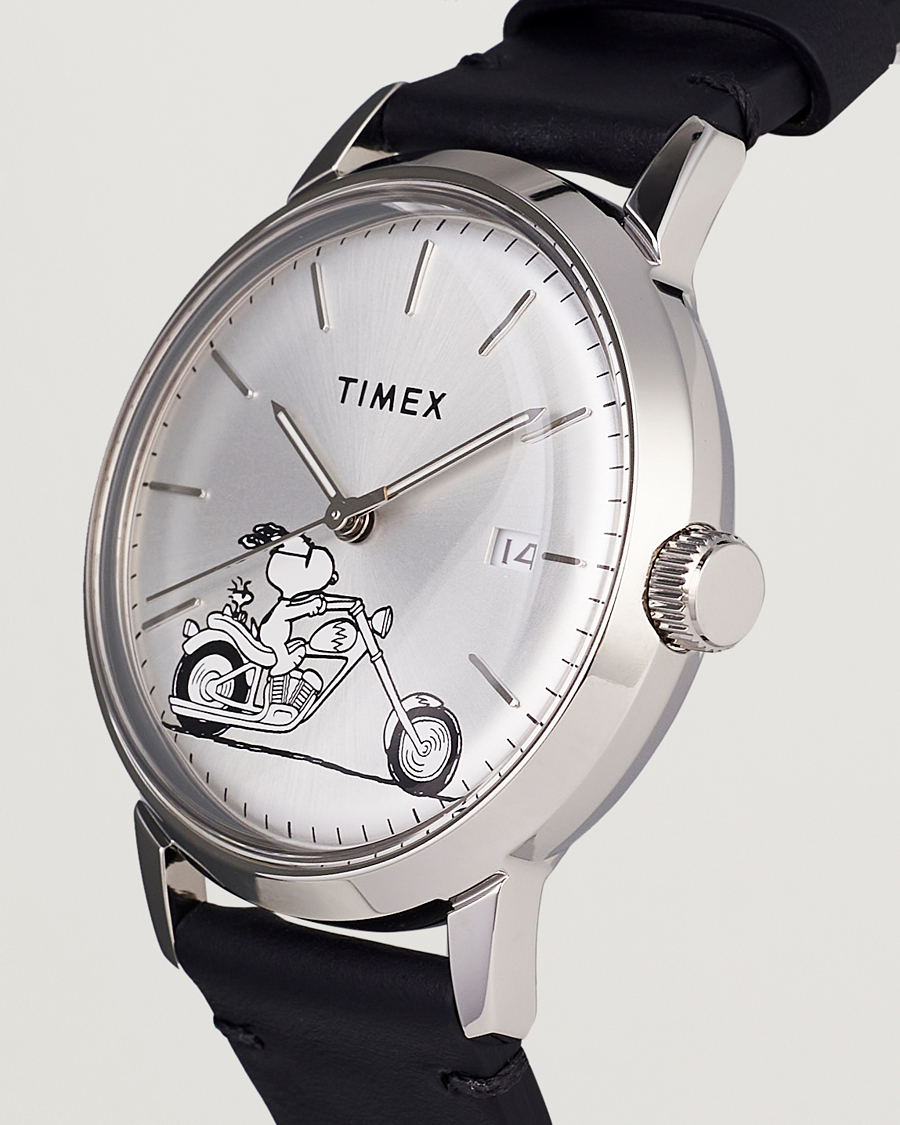 Herre | Timex Marlin Automatic Snoopy Easy Rider 40mm Black | Timex | Marlin Automatic Snoopy Easy Rider 40mm Black