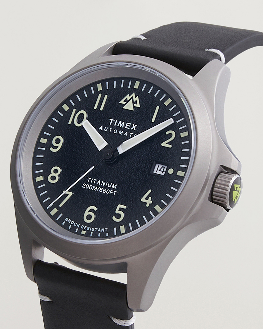 Herre | Timex Expedition North Automatic Titanium 41mm Black Dial | Timex | Expedition North Automatic Titanium 41mm Black Dial