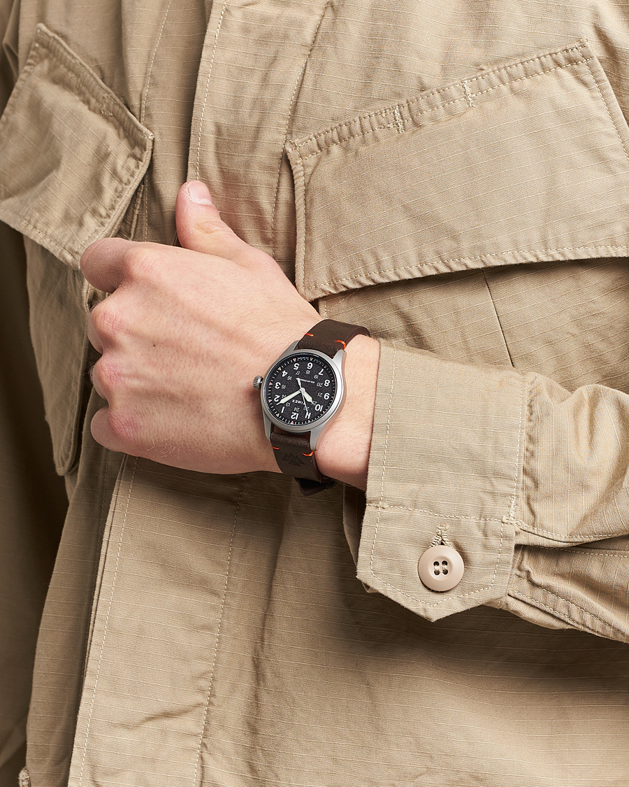 Herre | Timex Field Post Solar Watch 36mm Textured Black Dial | Timex | Field Post Solar Watch 36mm Textured Black Dial