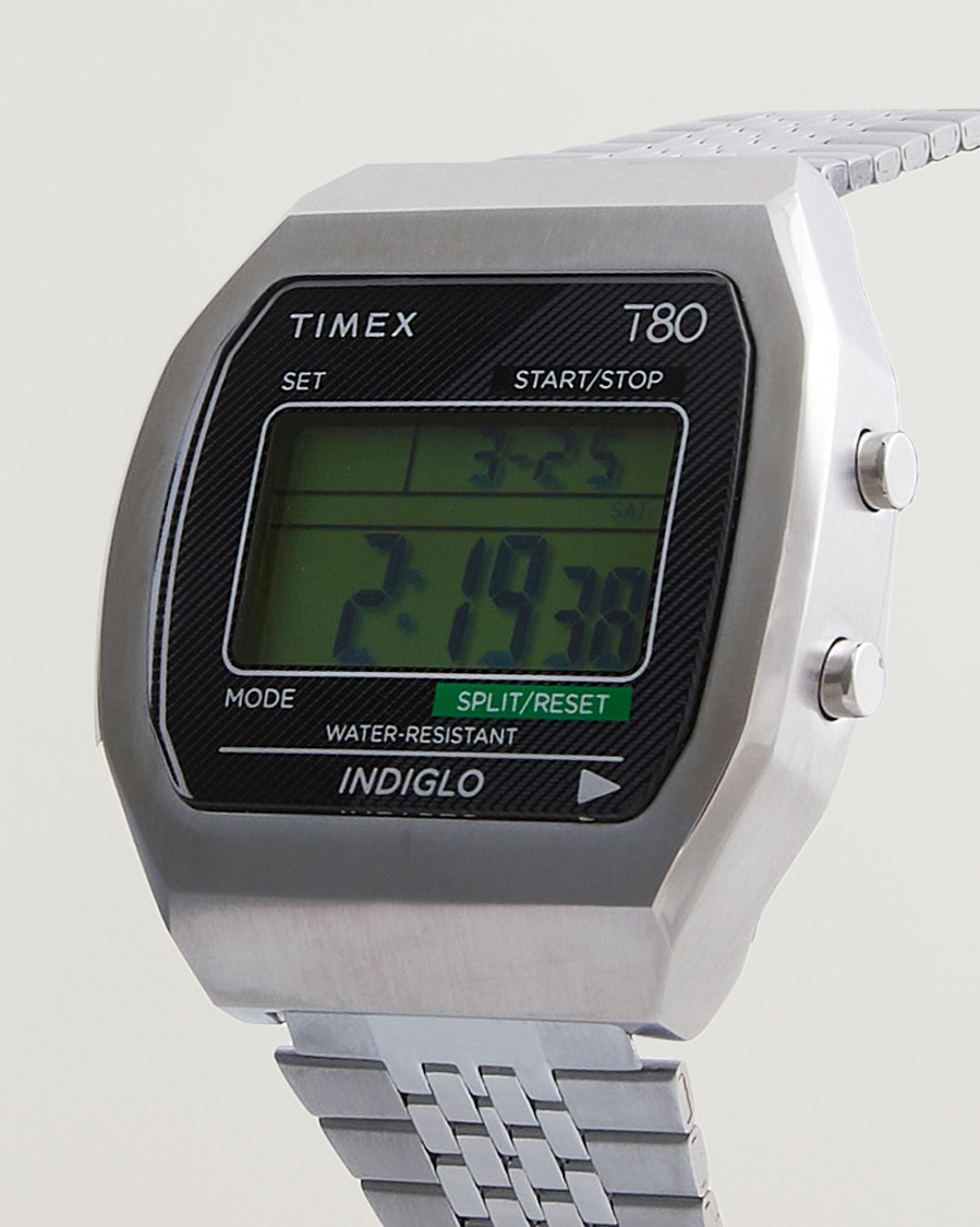 Herre | Timex T80 Stainless Steel 36mm  Silver | Timex | T80 Stainless Steel 36mm  Silver