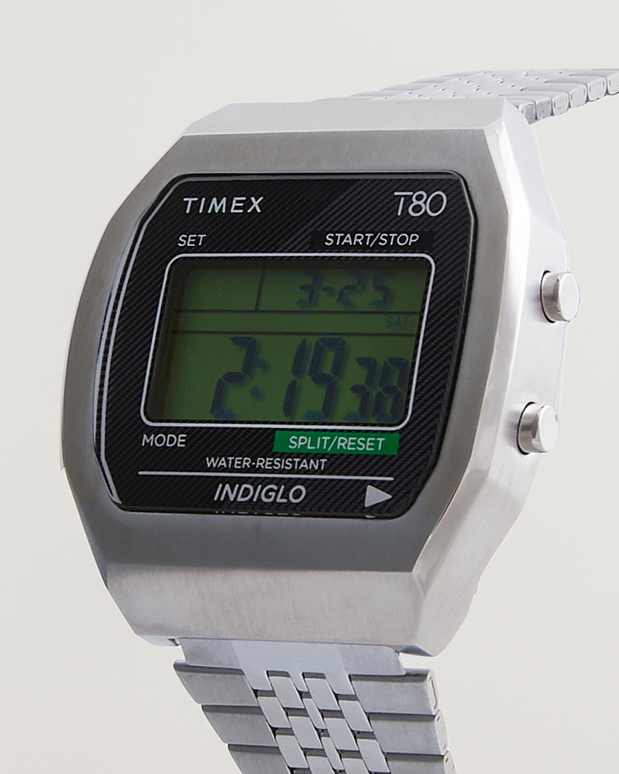 Herre | Timex T80 Stainless Steel 36mm Silver | Timex | T80 Stainless Steel 36mm Silver