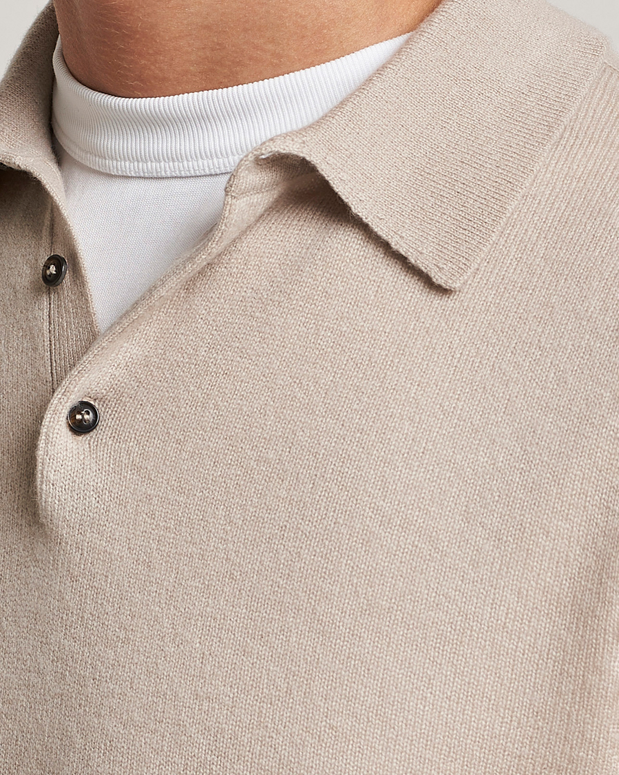 Herre | Gensere | People's Republic of Cashmere | Cashmere Long Sleeve Polo Trench