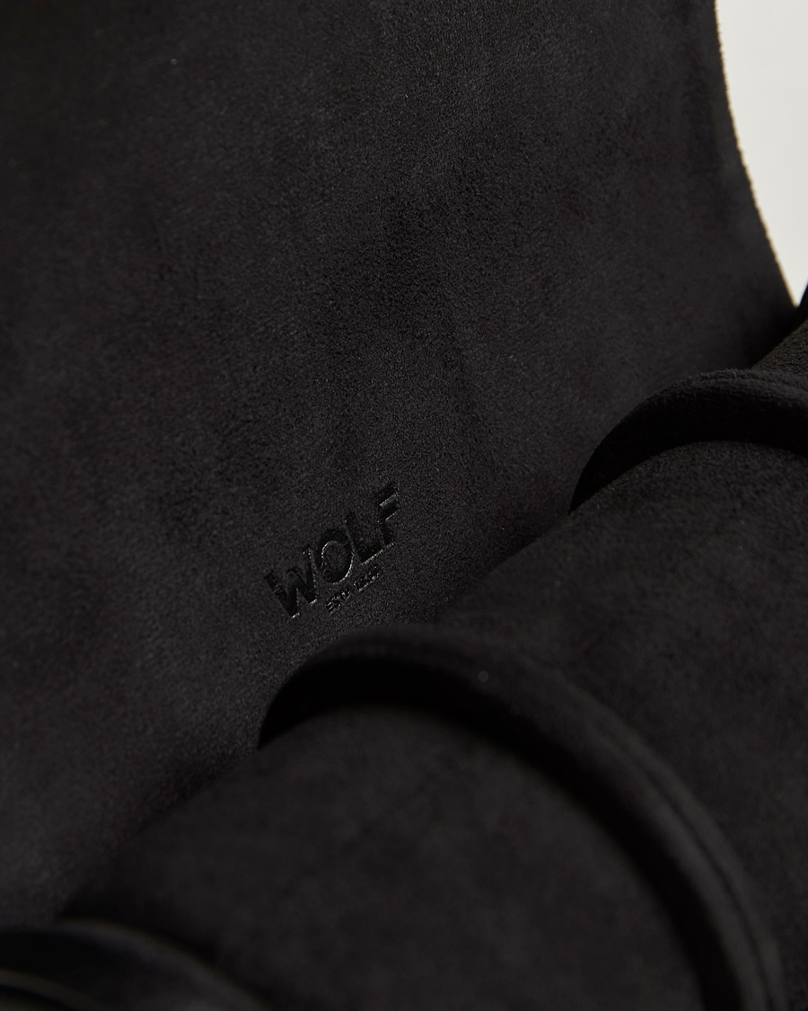 Herre | Klokke- og smykkeskrin | WOLF | Triple Watch Roll Black