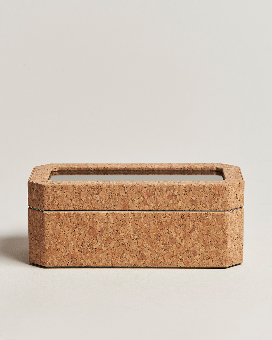 Herre |  | WOLF | Cortica 4 Piece Watch Box Cork