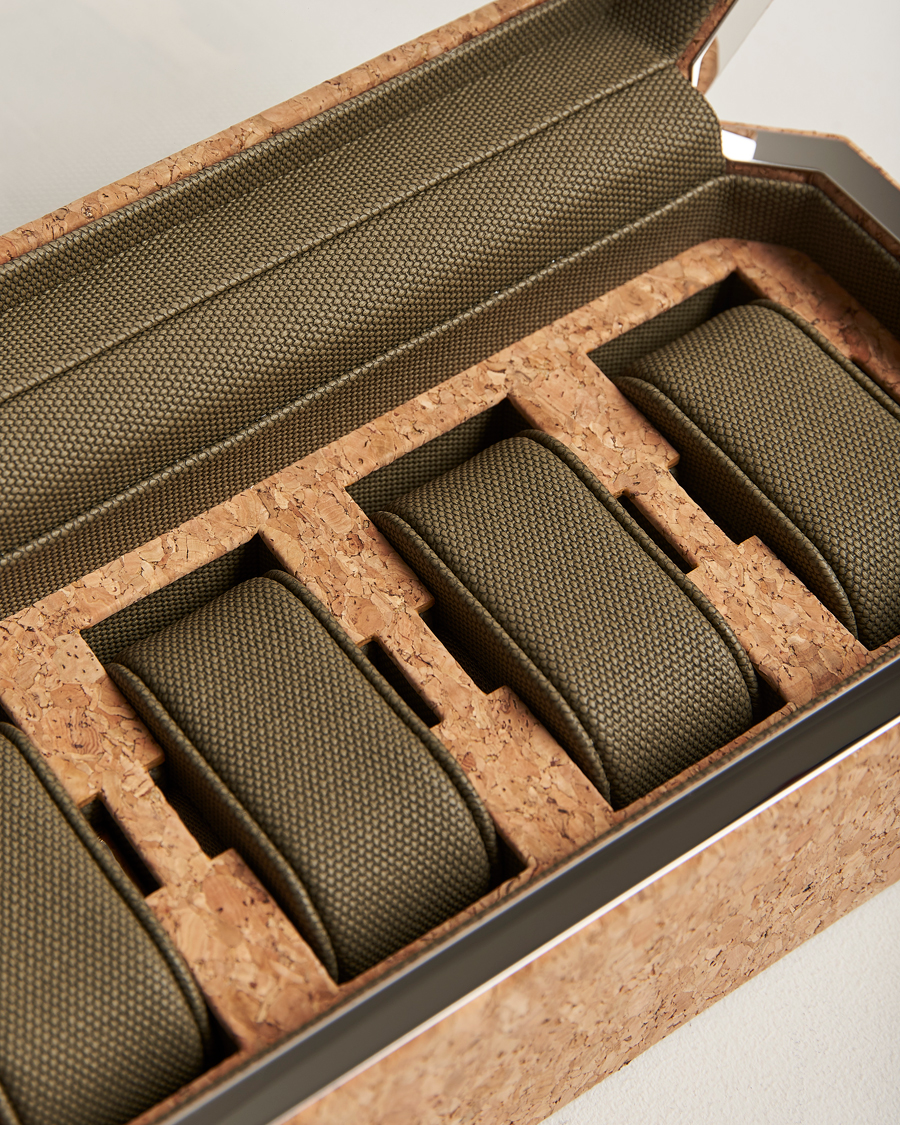 Herre | Klokke- og smykkeskrin | WOLF | Cortica 4 Piece Watch Box Cork