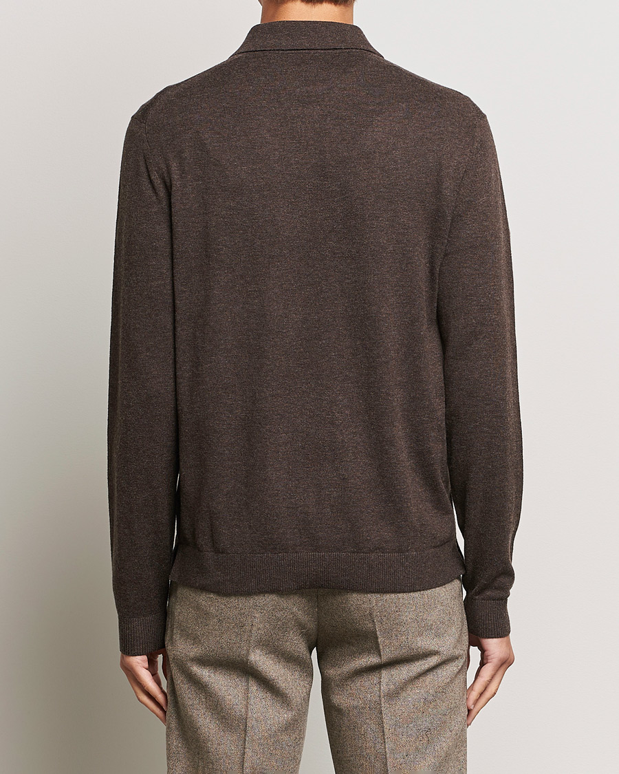 Herre | Gensere | Tiger of Sweden | Orbit Half Zip Merino Coffee