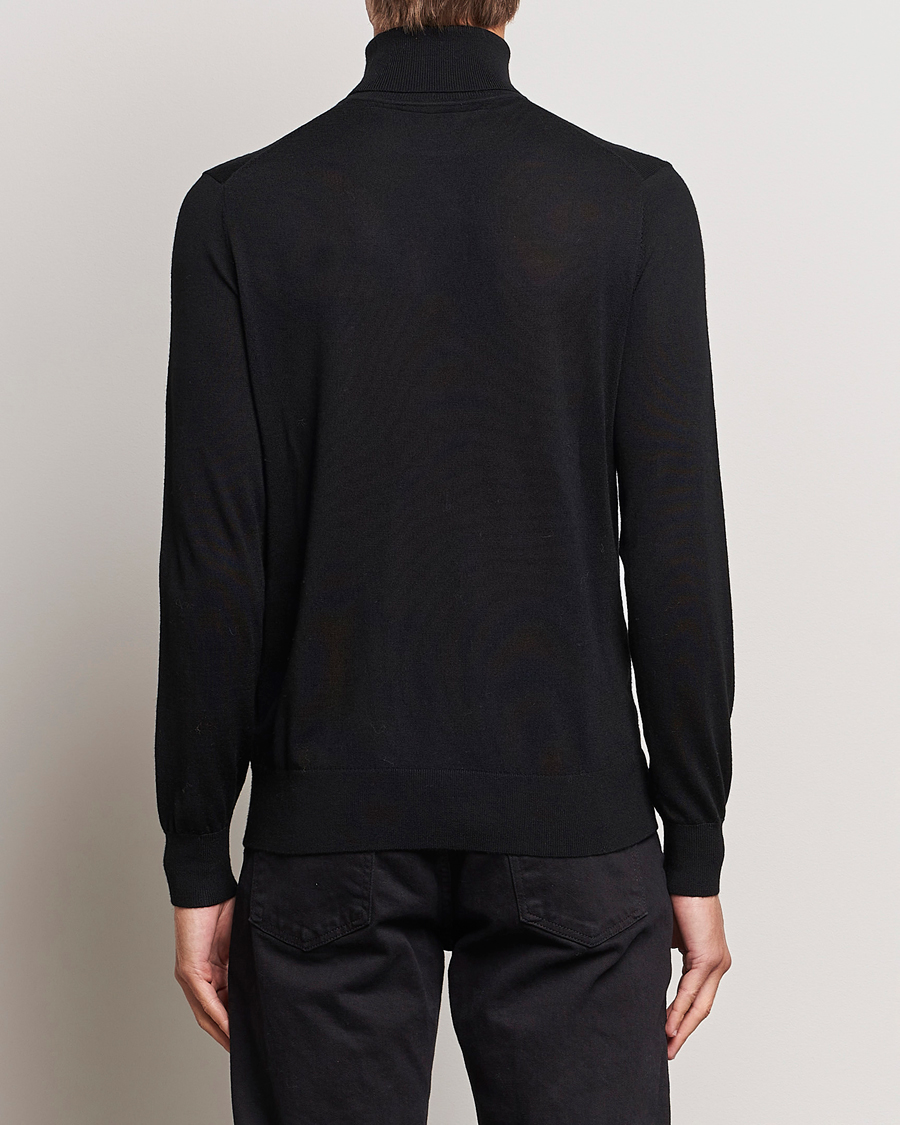Herre | Gensere | Tiger of Sweden | Nevile Extra Fine Merino Polo Black