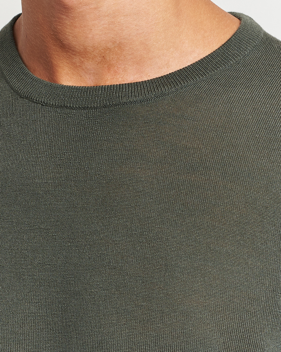 Herre | Gensere | Tiger of Sweden | Nichols Crew Neck Pullover Forest Green