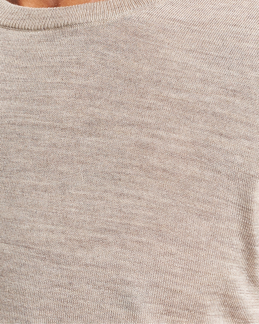 Herre | Gensere | Tiger of Sweden | Nichols Crew Neck Pullover Beige Melange