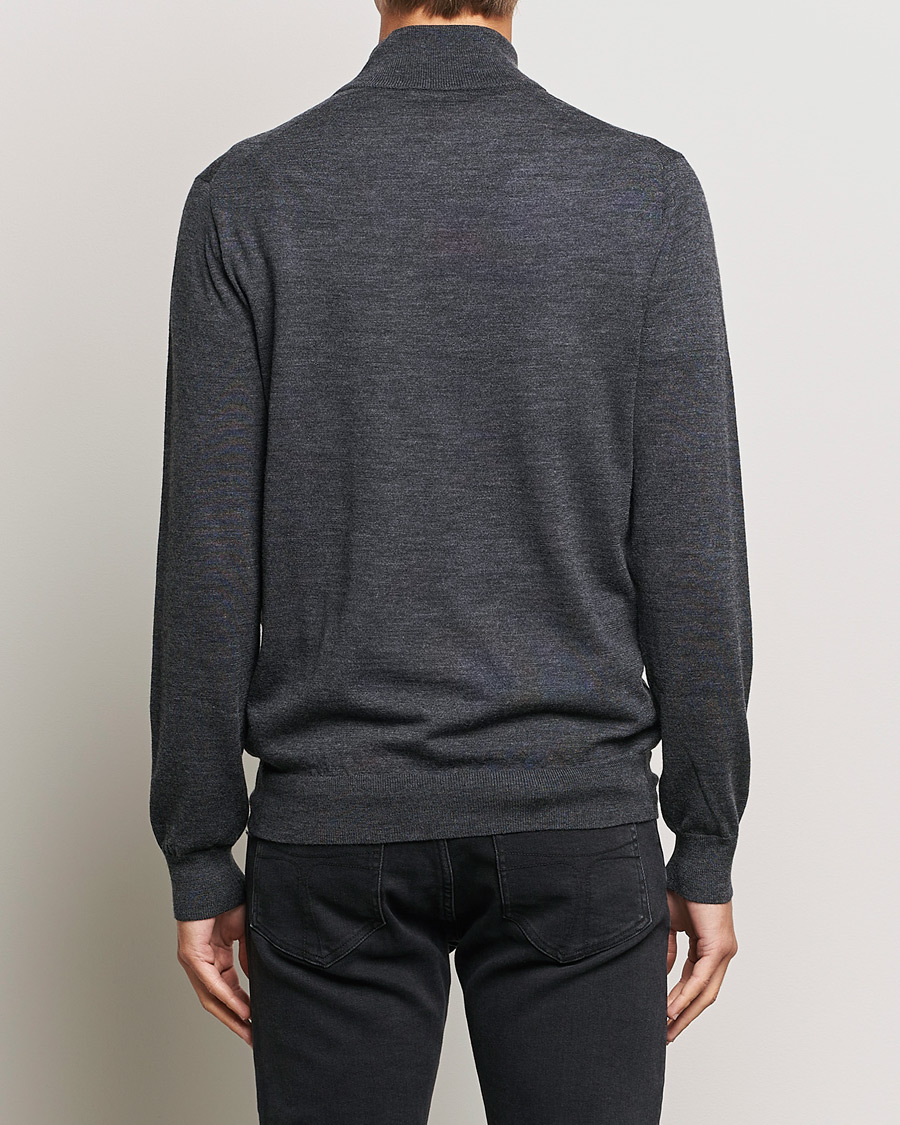 Herre | Gensere | Tiger of Sweden | Errol Merino Half Zip Grey