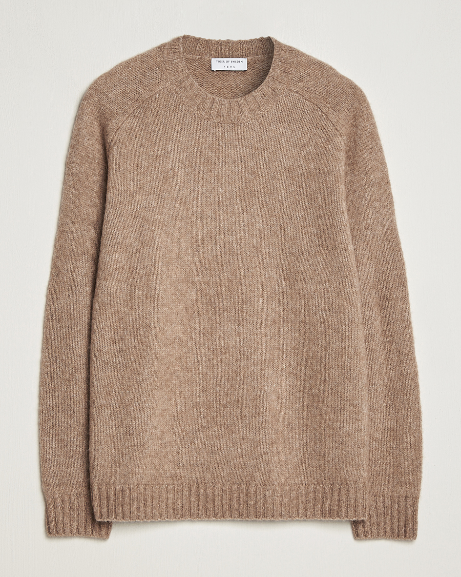 Herre | Gensere | Tiger of Sweden | Adryan Crew Neck Pullover Olive Grey
