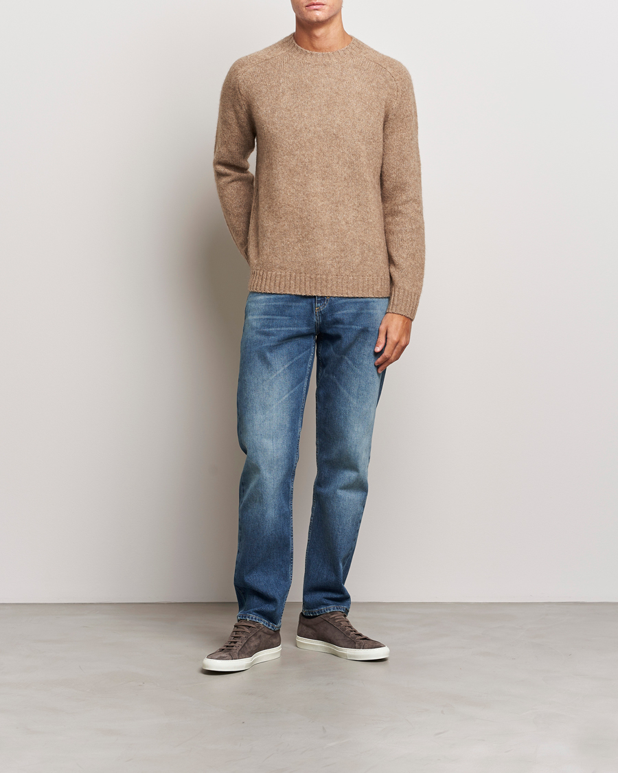 Herre | Gensere | Tiger of Sweden | Adryan Crew Neck Pullover Olive Grey