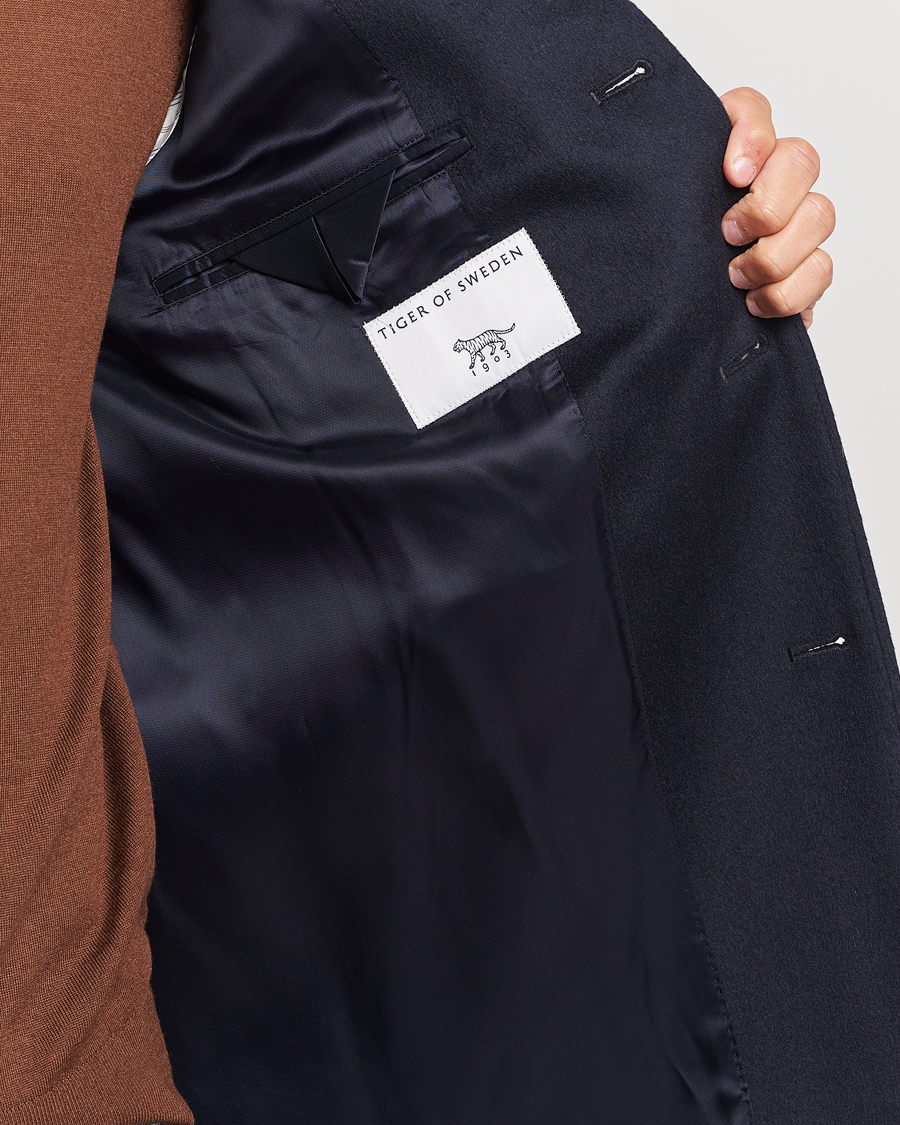 Herre | Jakker | Tiger of Sweden | Cempsey Wool Coat Light Ink