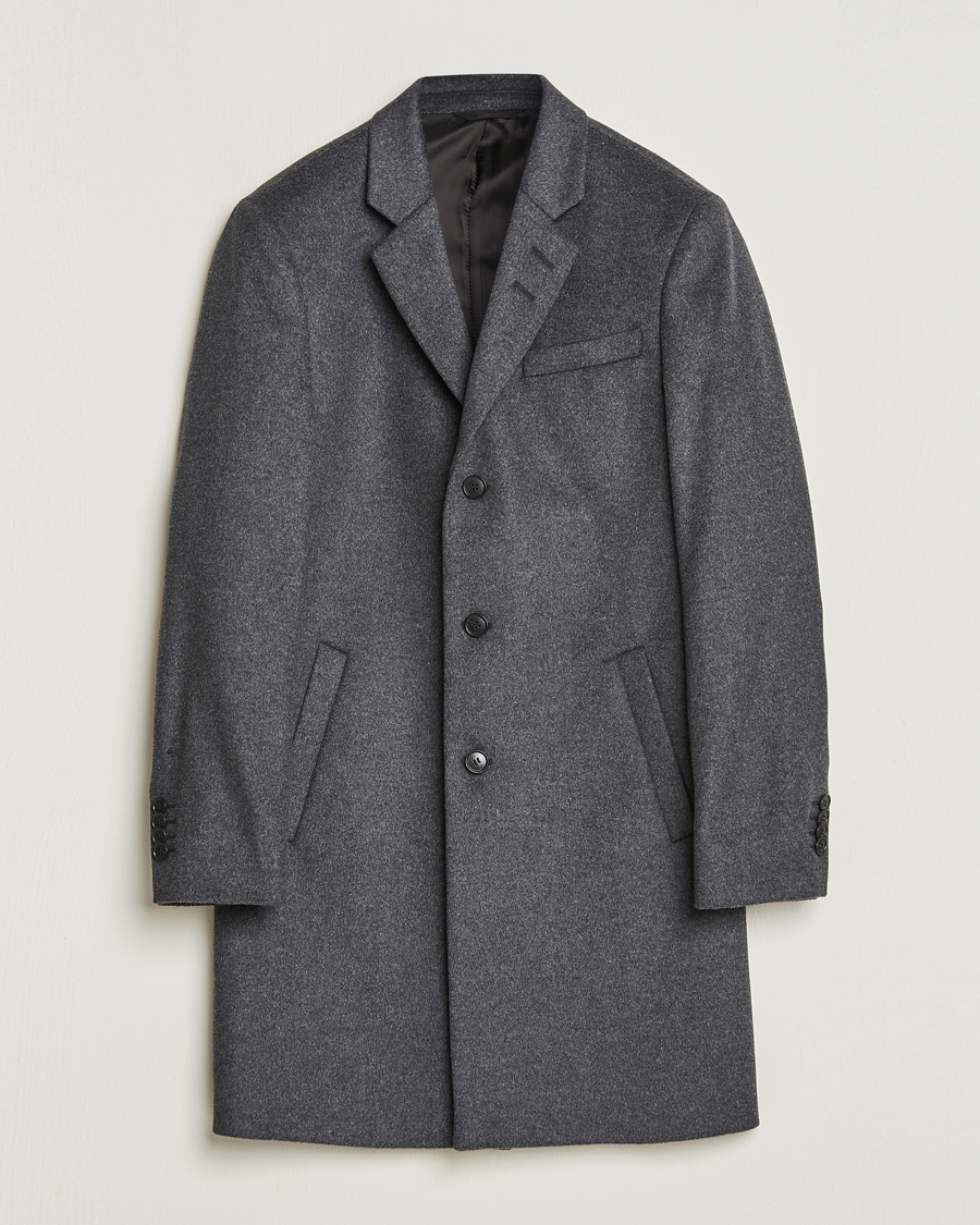 Herre | Jakker | Tiger of Sweden | Cempsey Wool Coat Grey Melange