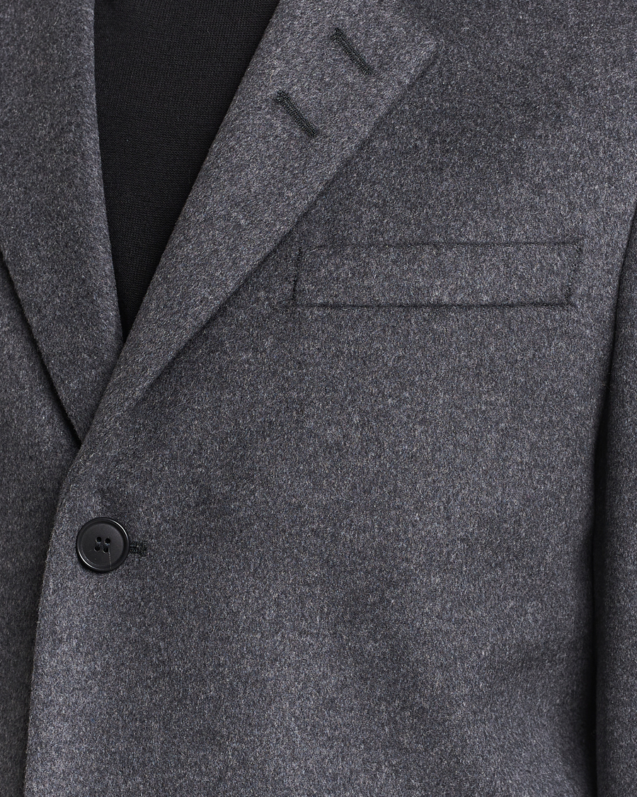 Herre | Jakker | Tiger of Sweden | Cempsey Wool Coat Grey Melange