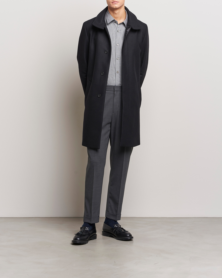 Herre | Jakker | Tiger of Sweden | Aleric Wool Coat Black