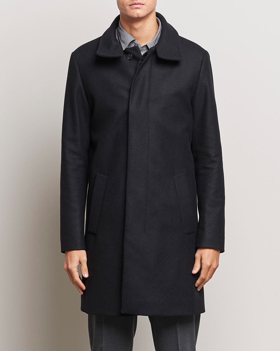 Herre | Jakker | Tiger of Sweden | Aleric Wool Coat Black