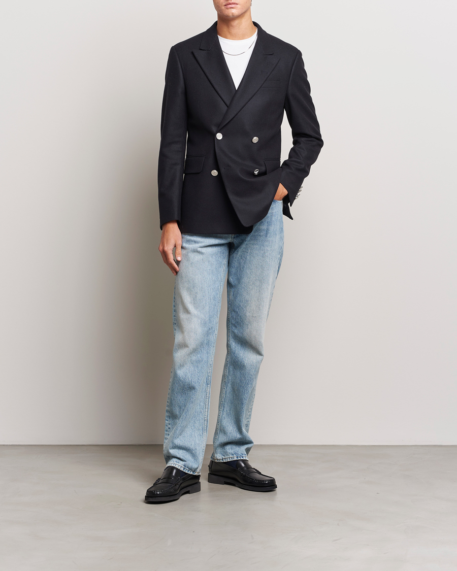 Herre | Dressjakker | Tiger of Sweden | 1903 Double Breasted Wool Blazer Dark Ink
