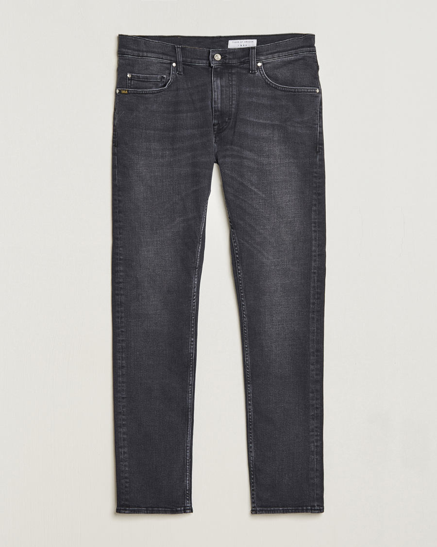 Herre | Jeans | Tiger of Sweden | Pistolero Stretch Cotton Jeans Black
