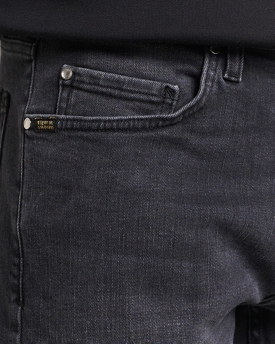Herre | Jeans | Tiger of Sweden | Pistolero Stretch Cotton Jeans Black