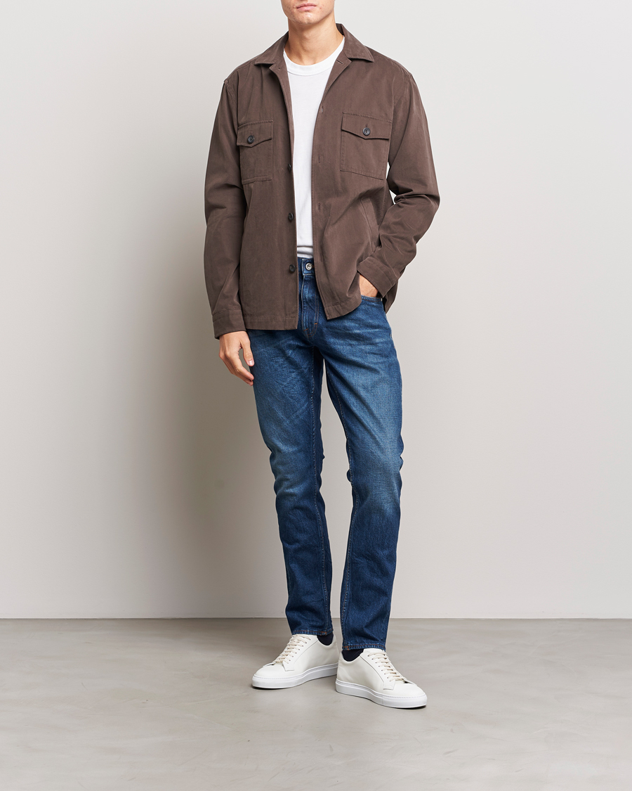 Herre | Jeans | Tiger of Sweden | Pistolero Stretch Cotton Jeans Dust Blue