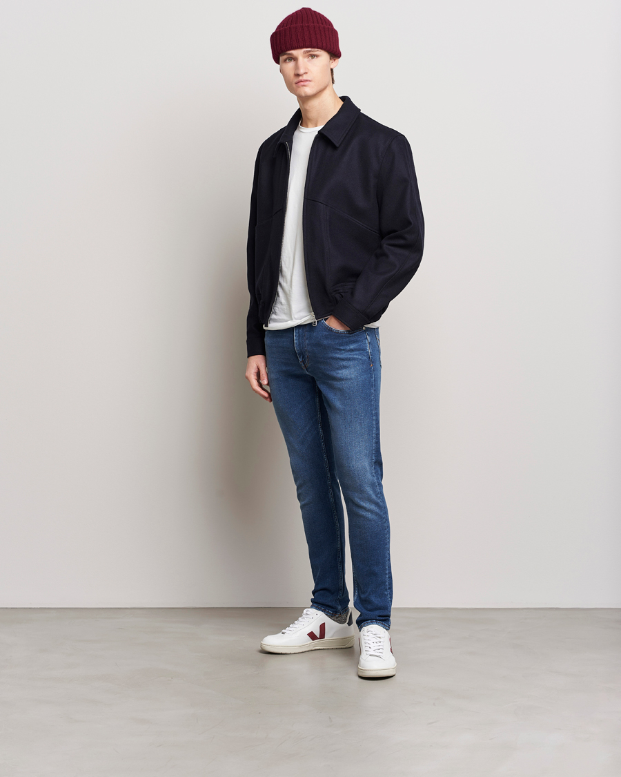 Herre | Jeans | Tiger of Sweden | Evolve Stretch Cotton Jeans Medium Blue