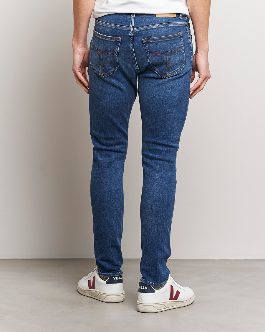 Herre | Jeans | Tiger of Sweden | Evolve Stretch Cotton Jeans Medium Blue
