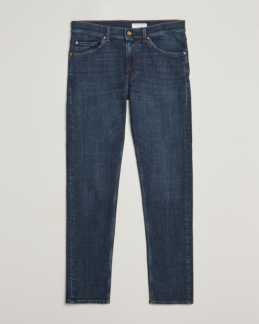 Herre | | Tiger of Sweden | Evolve Cotton Jeans Medium Blue